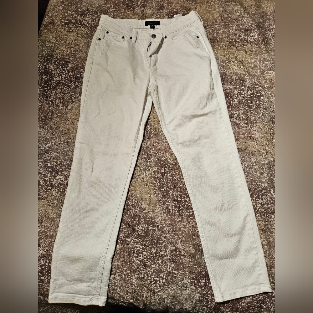Banana Republic Girlfriend White Jeans - sz 28/6